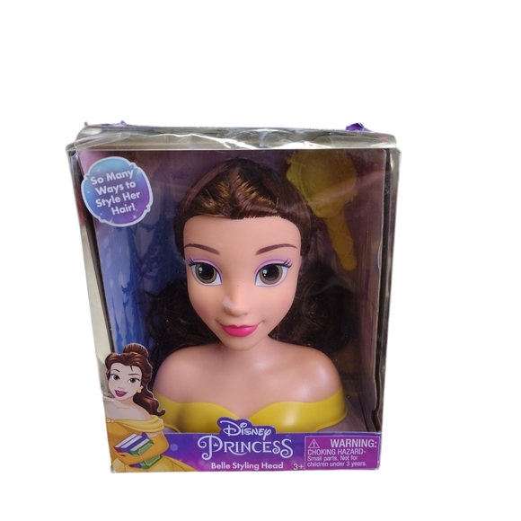 Disney Other - Disney Princess Belle Styling Head Doll - Beauty & the Beast